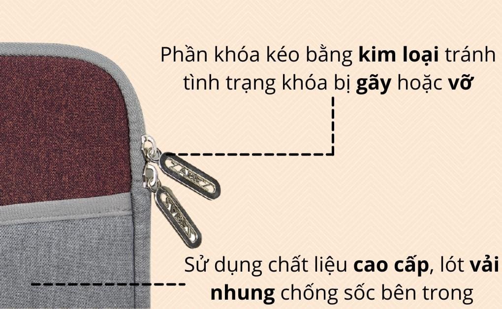 Túi chống sốc Zadez ZLC-820 14-inch Chính hãng, Giá rẻ